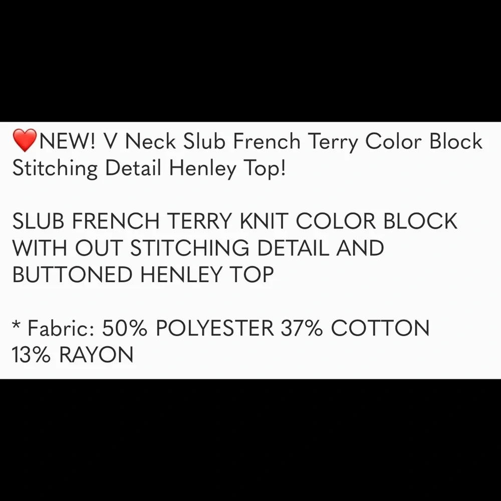 B52🧡❤️Flirty color block top in soft fabric perfect 4 transition!🧡❤️ - Picture 6 of 6